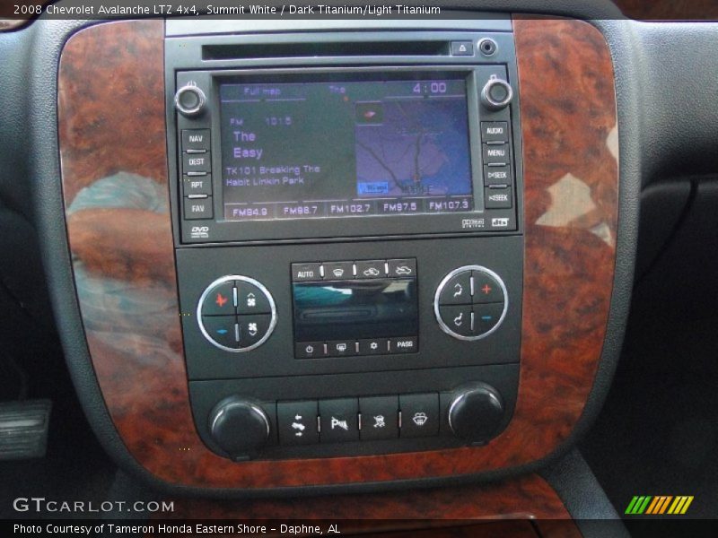 Summit White / Dark Titanium/Light Titanium 2008 Chevrolet Avalanche LTZ 4x4