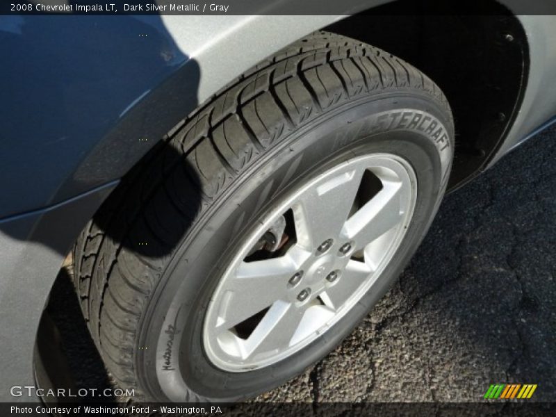 Dark Silver Metallic / Gray 2008 Chevrolet Impala LT
