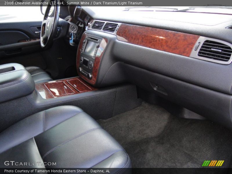 Summit White / Dark Titanium/Light Titanium 2008 Chevrolet Avalanche LTZ 4x4