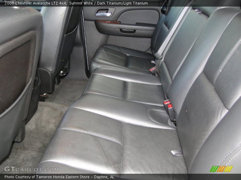 Summit White / Dark Titanium/Light Titanium 2008 Chevrolet Avalanche LTZ 4x4