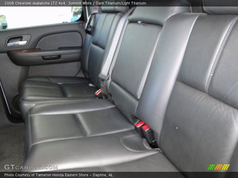 Summit White / Dark Titanium/Light Titanium 2008 Chevrolet Avalanche LTZ 4x4