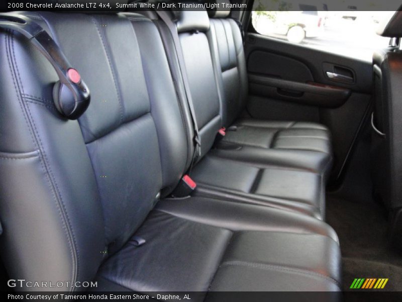 Summit White / Dark Titanium/Light Titanium 2008 Chevrolet Avalanche LTZ 4x4