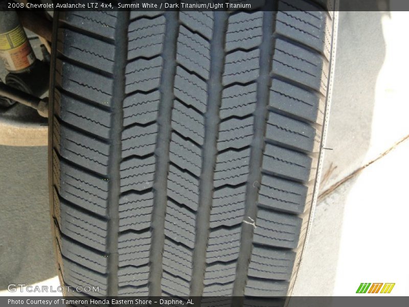 Summit White / Dark Titanium/Light Titanium 2008 Chevrolet Avalanche LTZ 4x4