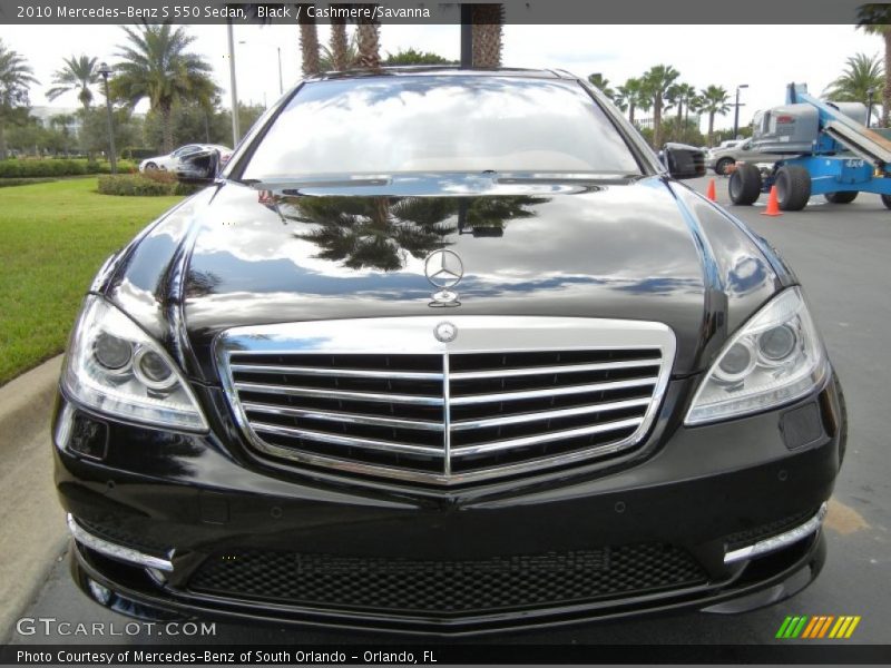 Black / Cashmere/Savanna 2010 Mercedes-Benz S 550 Sedan