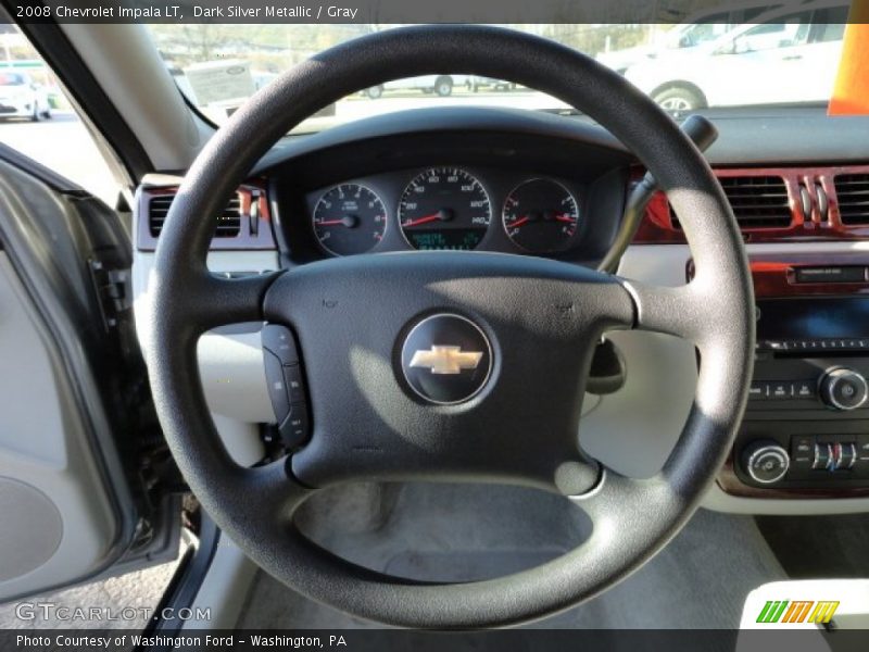 Dark Silver Metallic / Gray 2008 Chevrolet Impala LT