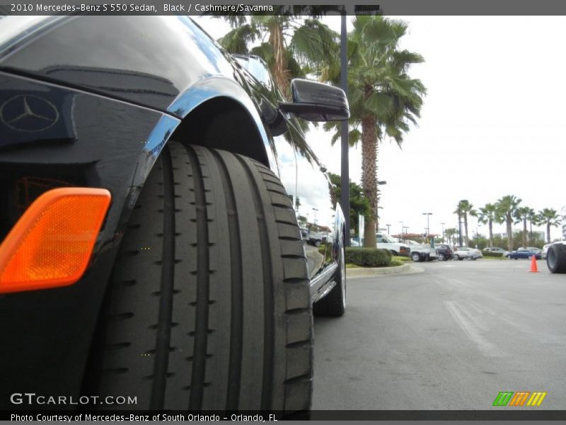 Black / Cashmere/Savanna 2010 Mercedes-Benz S 550 Sedan