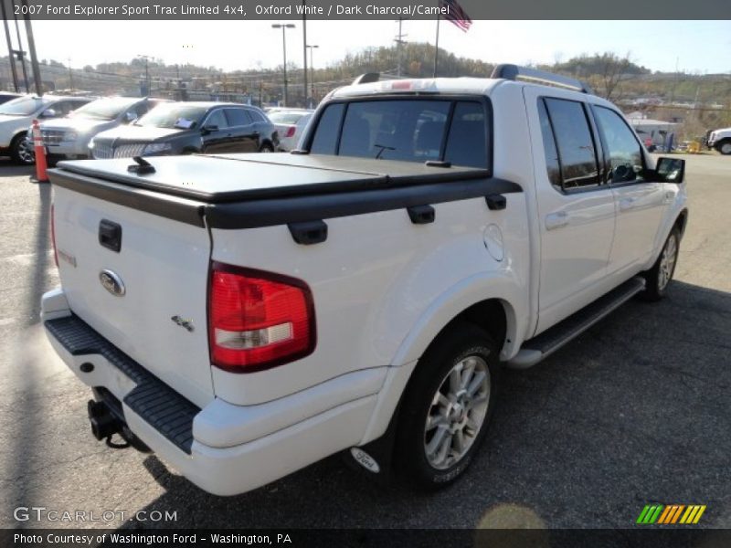 Oxford White / Dark Charcoal/Camel 2007 Ford Explorer Sport Trac Limited 4x4