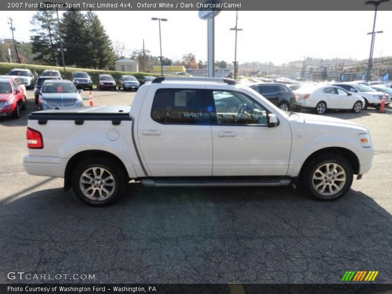 Oxford White / Dark Charcoal/Camel 2007 Ford Explorer Sport Trac Limited 4x4