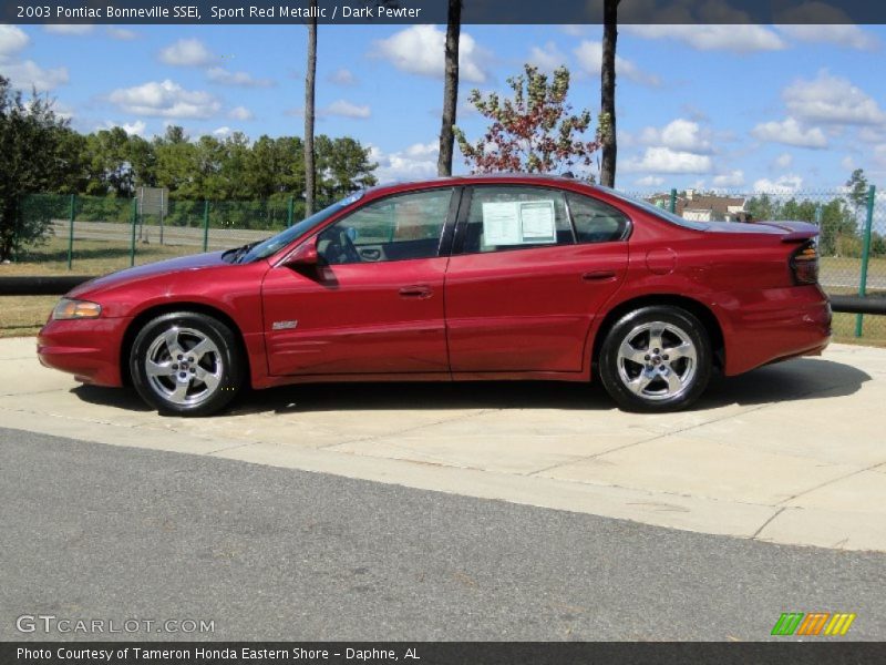 Sport Red Metallic / Dark Pewter 2003 Pontiac Bonneville SSEi