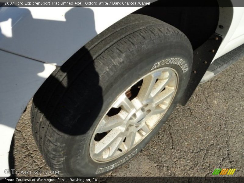 Oxford White / Dark Charcoal/Camel 2007 Ford Explorer Sport Trac Limited 4x4