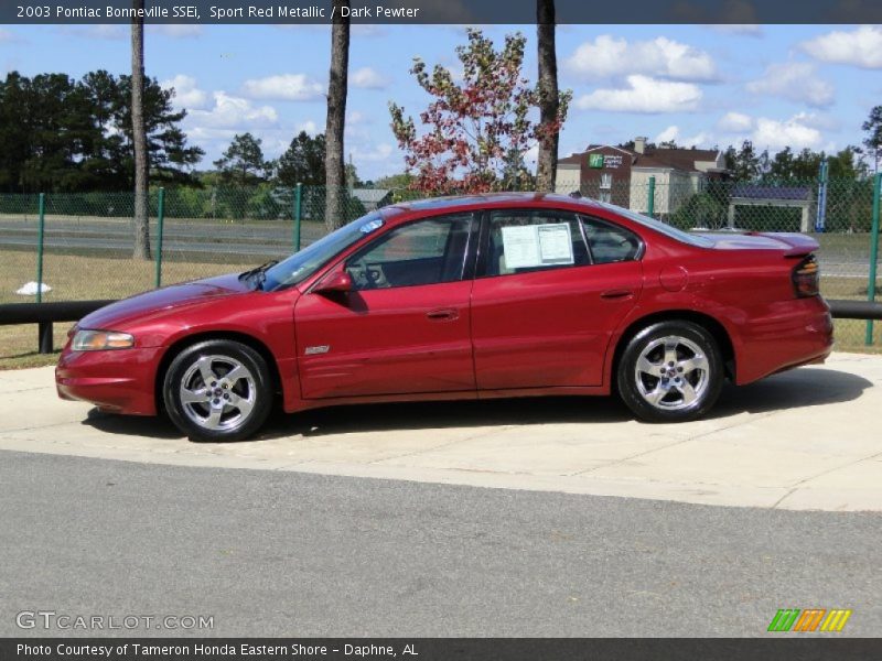 Sport Red Metallic / Dark Pewter 2003 Pontiac Bonneville SSEi