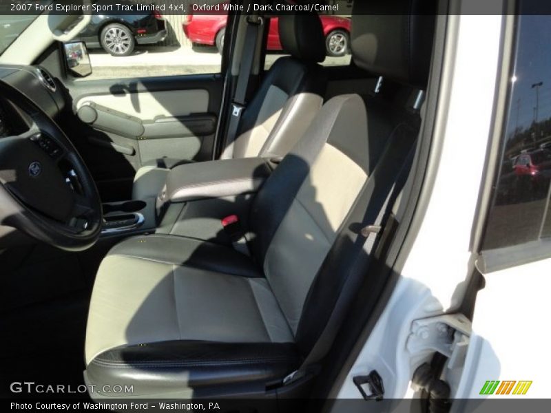 Oxford White / Dark Charcoal/Camel 2007 Ford Explorer Sport Trac Limited 4x4
