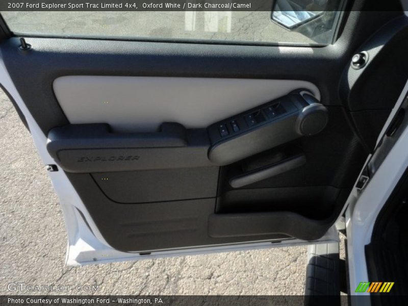 Oxford White / Dark Charcoal/Camel 2007 Ford Explorer Sport Trac Limited 4x4