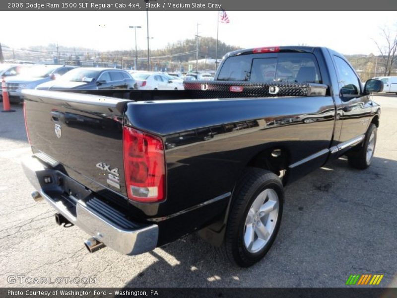 Black / Medium Slate Gray 2006 Dodge Ram 1500 SLT Regular Cab 4x4
