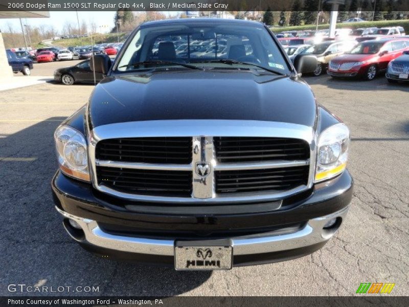 Black / Medium Slate Gray 2006 Dodge Ram 1500 SLT Regular Cab 4x4