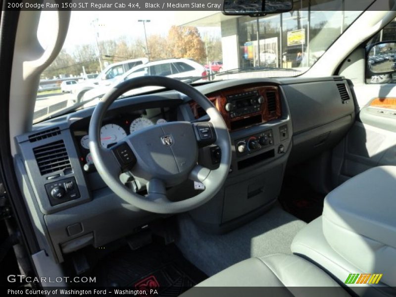 Black / Medium Slate Gray 2006 Dodge Ram 1500 SLT Regular Cab 4x4