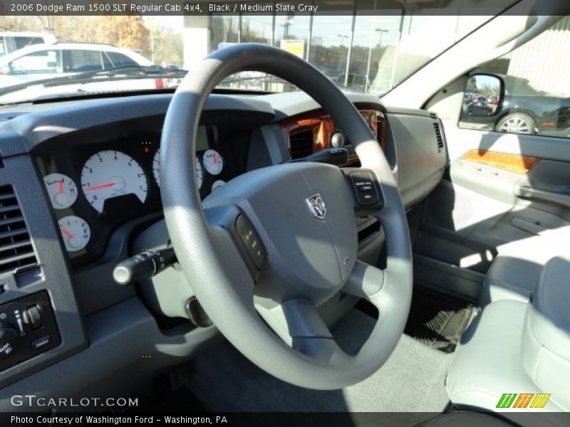 Black / Medium Slate Gray 2006 Dodge Ram 1500 SLT Regular Cab 4x4