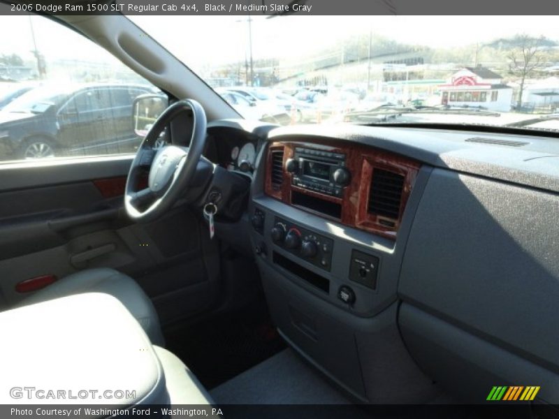 Black / Medium Slate Gray 2006 Dodge Ram 1500 SLT Regular Cab 4x4