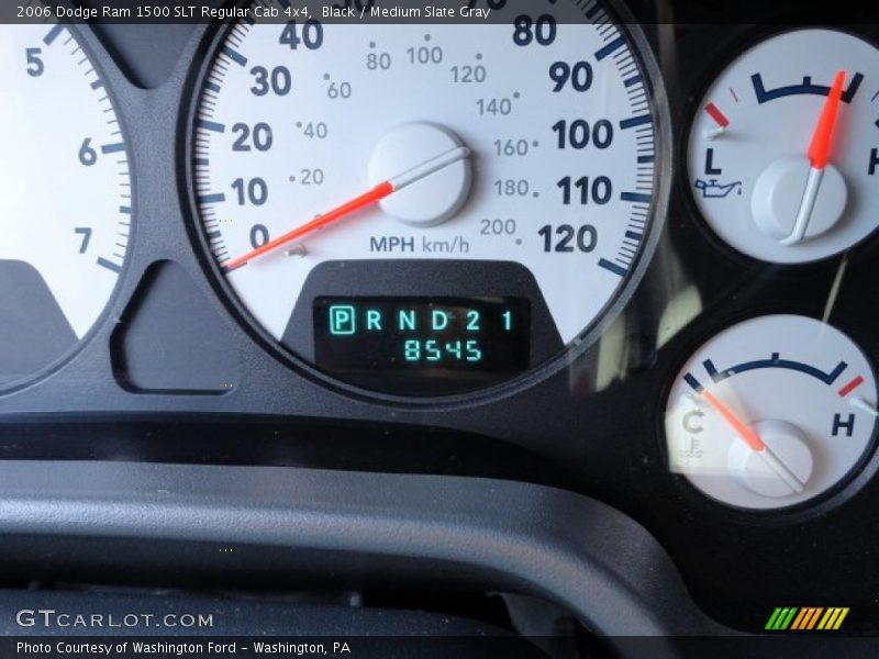 Black / Medium Slate Gray 2006 Dodge Ram 1500 SLT Regular Cab 4x4