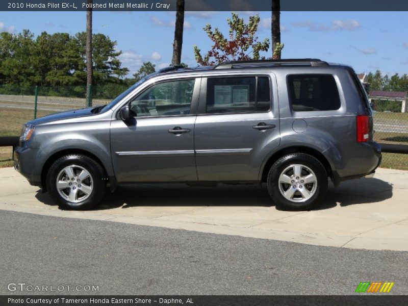 Polished Metal Metallic / Gray 2010 Honda Pilot EX-L