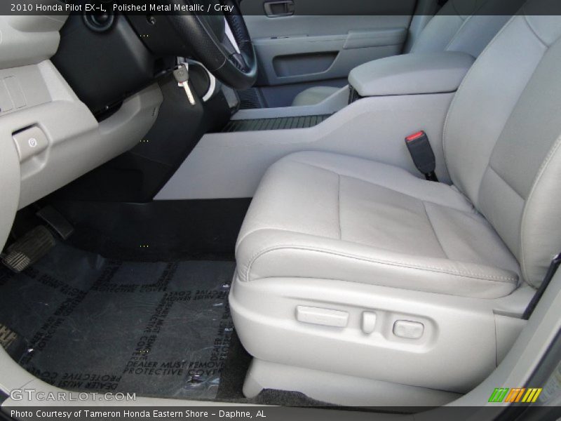 Polished Metal Metallic / Gray 2010 Honda Pilot EX-L