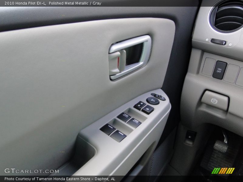Polished Metal Metallic / Gray 2010 Honda Pilot EX-L