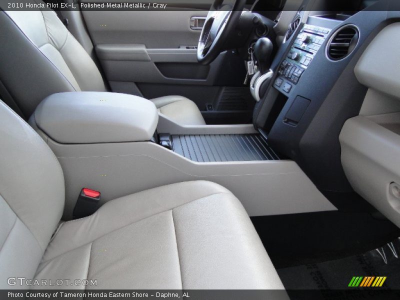Polished Metal Metallic / Gray 2010 Honda Pilot EX-L