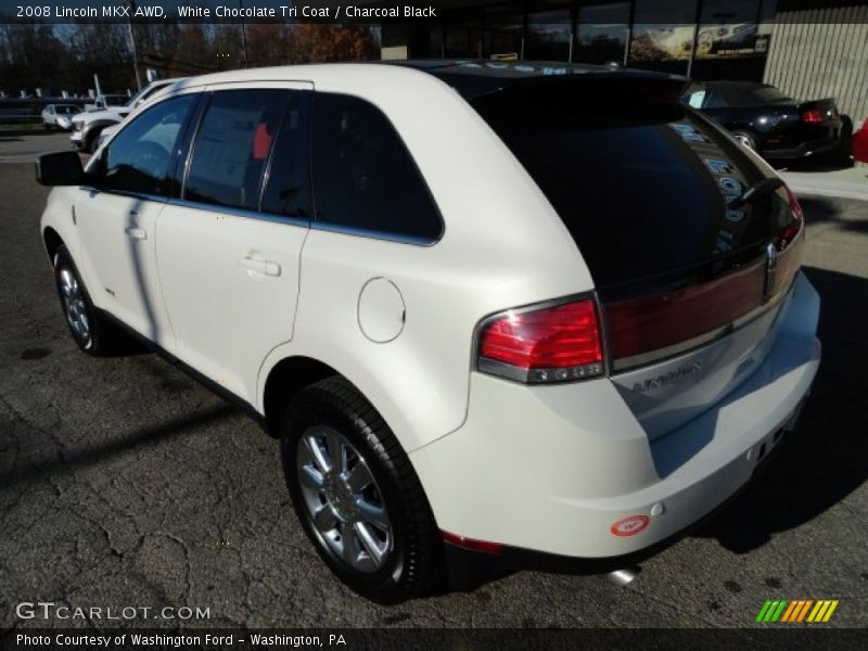 White Chocolate Tri Coat / Charcoal Black 2008 Lincoln MKX AWD