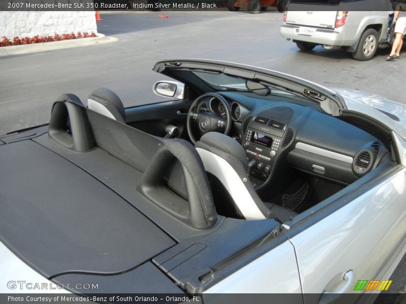Iridium Silver Metallic / Black 2007 Mercedes-Benz SLK 350 Roadster