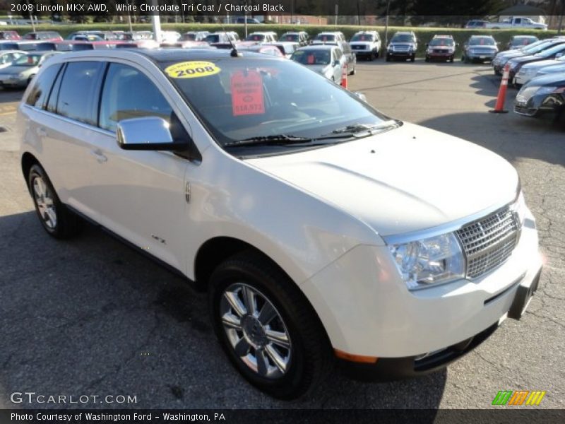 White Chocolate Tri Coat / Charcoal Black 2008 Lincoln MKX AWD
