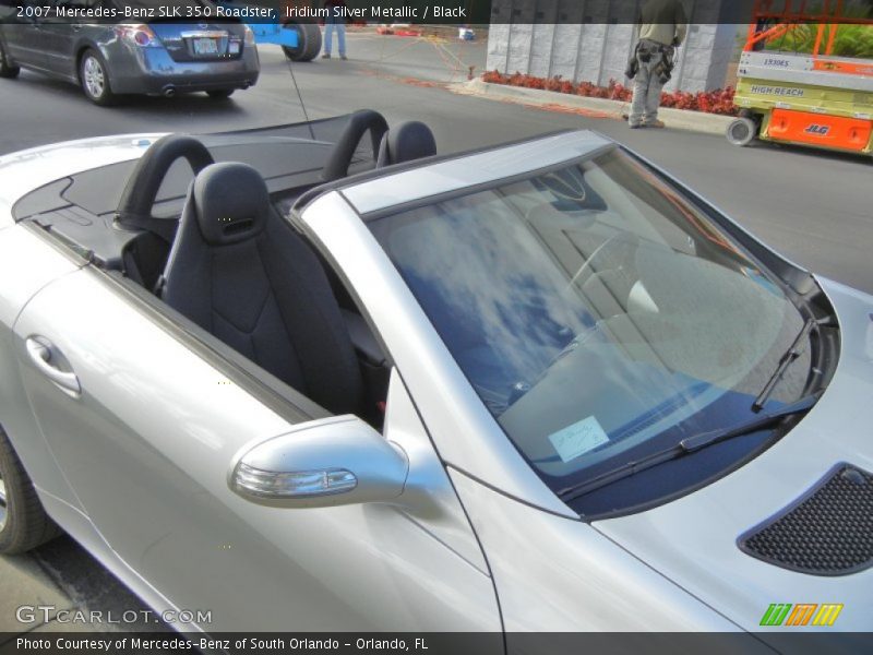 Iridium Silver Metallic / Black 2007 Mercedes-Benz SLK 350 Roadster