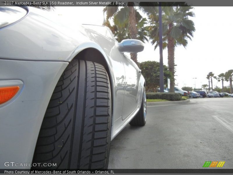 Iridium Silver Metallic / Black 2007 Mercedes-Benz SLK 350 Roadster