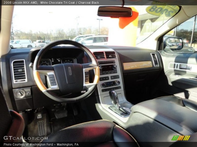 White Chocolate Tri Coat / Charcoal Black 2008 Lincoln MKX AWD