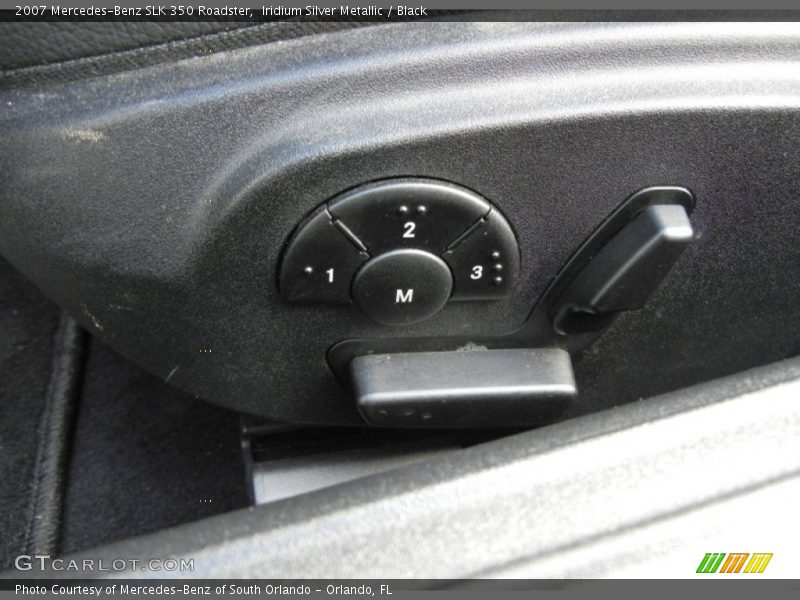 Iridium Silver Metallic / Black 2007 Mercedes-Benz SLK 350 Roadster