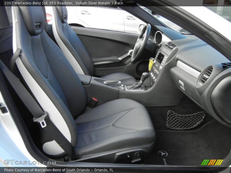 Iridium Silver Metallic / Black 2007 Mercedes-Benz SLK 350 Roadster