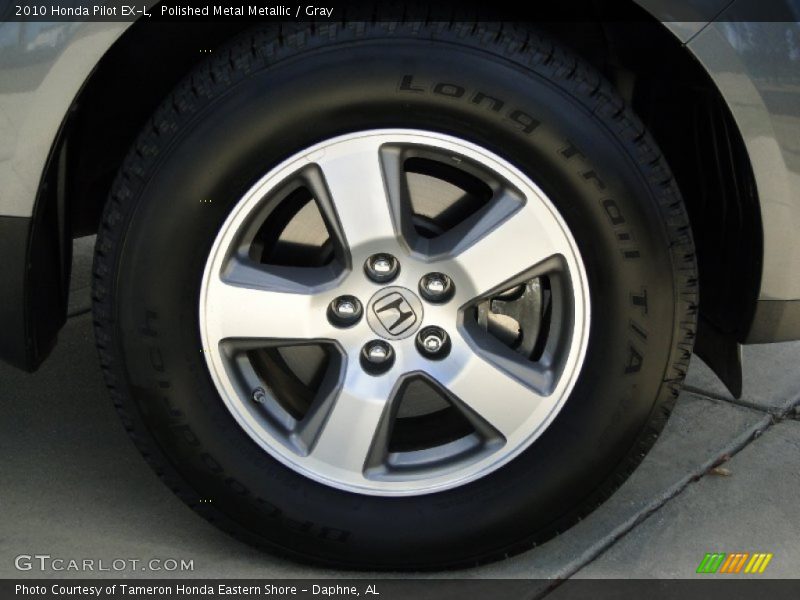 Polished Metal Metallic / Gray 2010 Honda Pilot EX-L