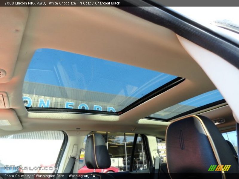 White Chocolate Tri Coat / Charcoal Black 2008 Lincoln MKX AWD