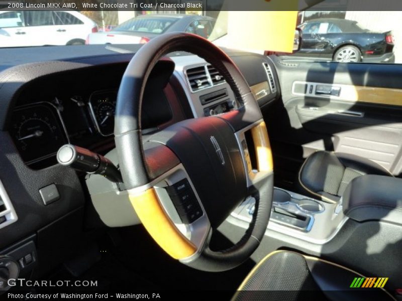 White Chocolate Tri Coat / Charcoal Black 2008 Lincoln MKX AWD