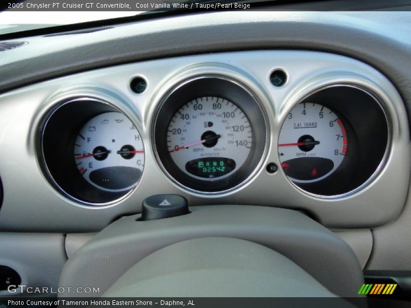Cool Vanilla White / Taupe/Pearl Beige 2005 Chrysler PT Cruiser GT Convertible