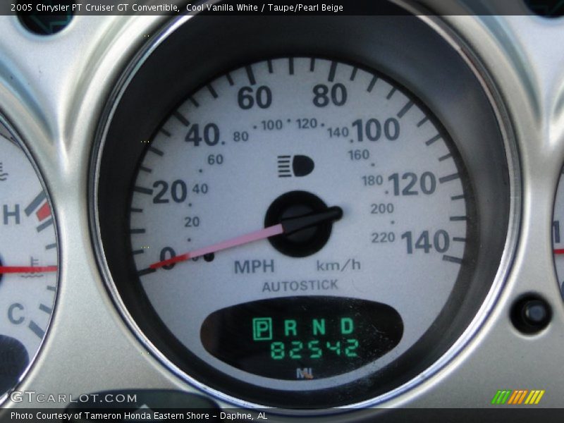 Cool Vanilla White / Taupe/Pearl Beige 2005 Chrysler PT Cruiser GT Convertible