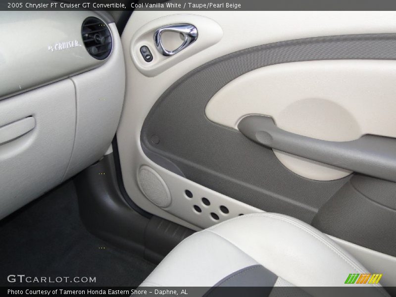 Cool Vanilla White / Taupe/Pearl Beige 2005 Chrysler PT Cruiser GT Convertible