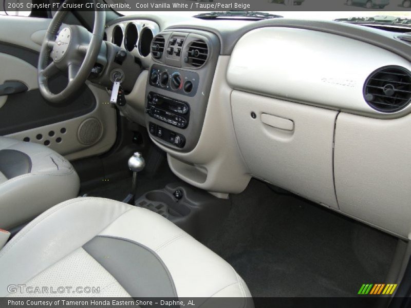 Cool Vanilla White / Taupe/Pearl Beige 2005 Chrysler PT Cruiser GT Convertible