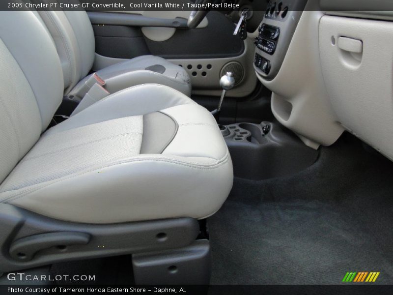 Cool Vanilla White / Taupe/Pearl Beige 2005 Chrysler PT Cruiser GT Convertible