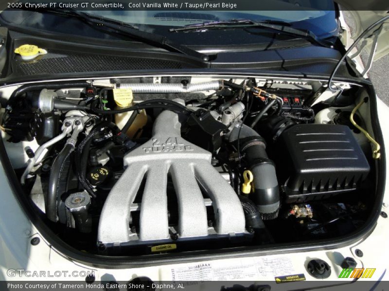 Cool Vanilla White / Taupe/Pearl Beige 2005 Chrysler PT Cruiser GT Convertible