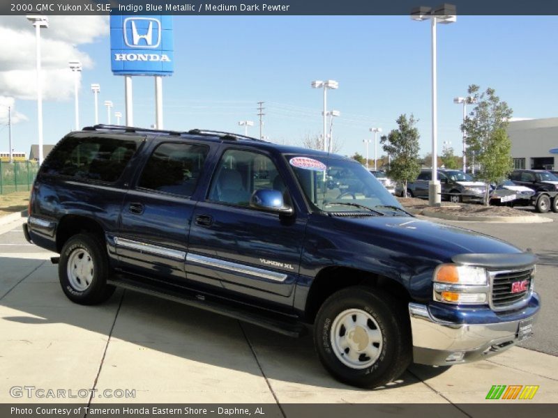 Indigo Blue Metallic / Medium Dark Pewter 2000 GMC Yukon XL SLE