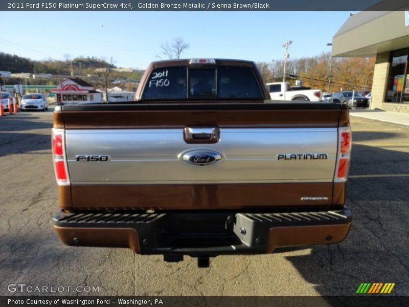 Golden Bronze Metallic / Sienna Brown/Black 2011 Ford F150 Platinum SuperCrew 4x4