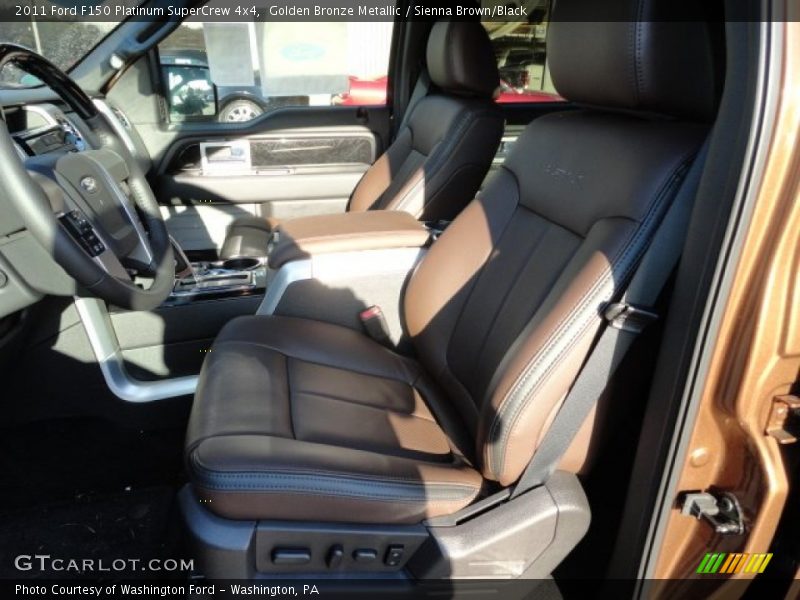 Golden Bronze Metallic / Sienna Brown/Black 2011 Ford F150 Platinum SuperCrew 4x4