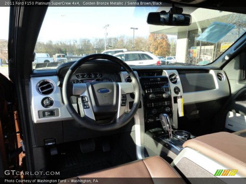 Golden Bronze Metallic / Sienna Brown/Black 2011 Ford F150 Platinum SuperCrew 4x4