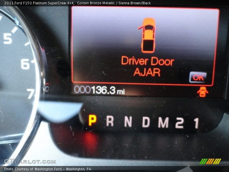 Golden Bronze Metallic / Sienna Brown/Black 2011 Ford F150 Platinum SuperCrew 4x4