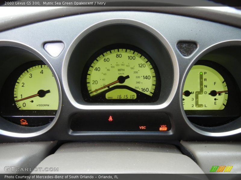  2003 GS 300 300 Gauges